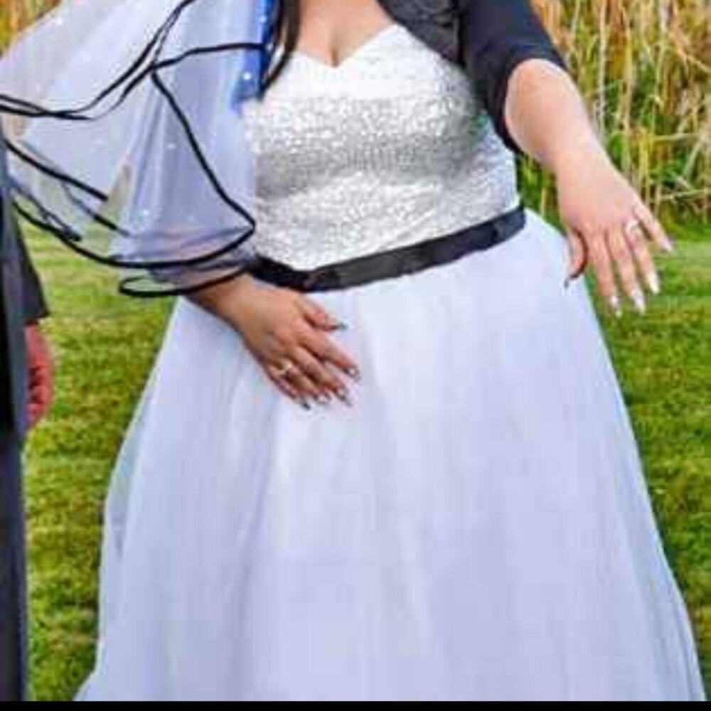 Size 20-26 wedding dress custom made